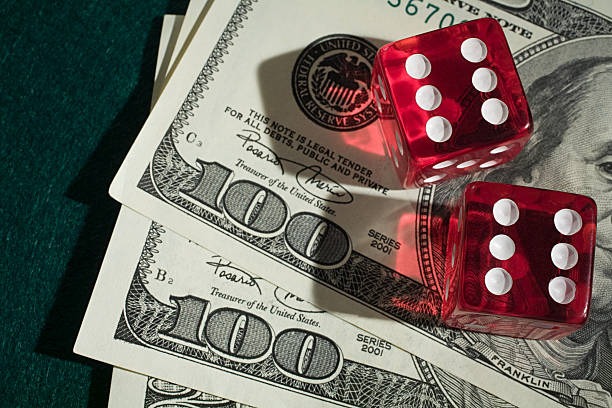 Dealer at a live blackjack table